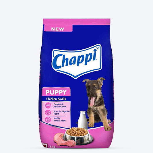 Chappi Puppy Dry Dog Food - Chicken and Milk-01